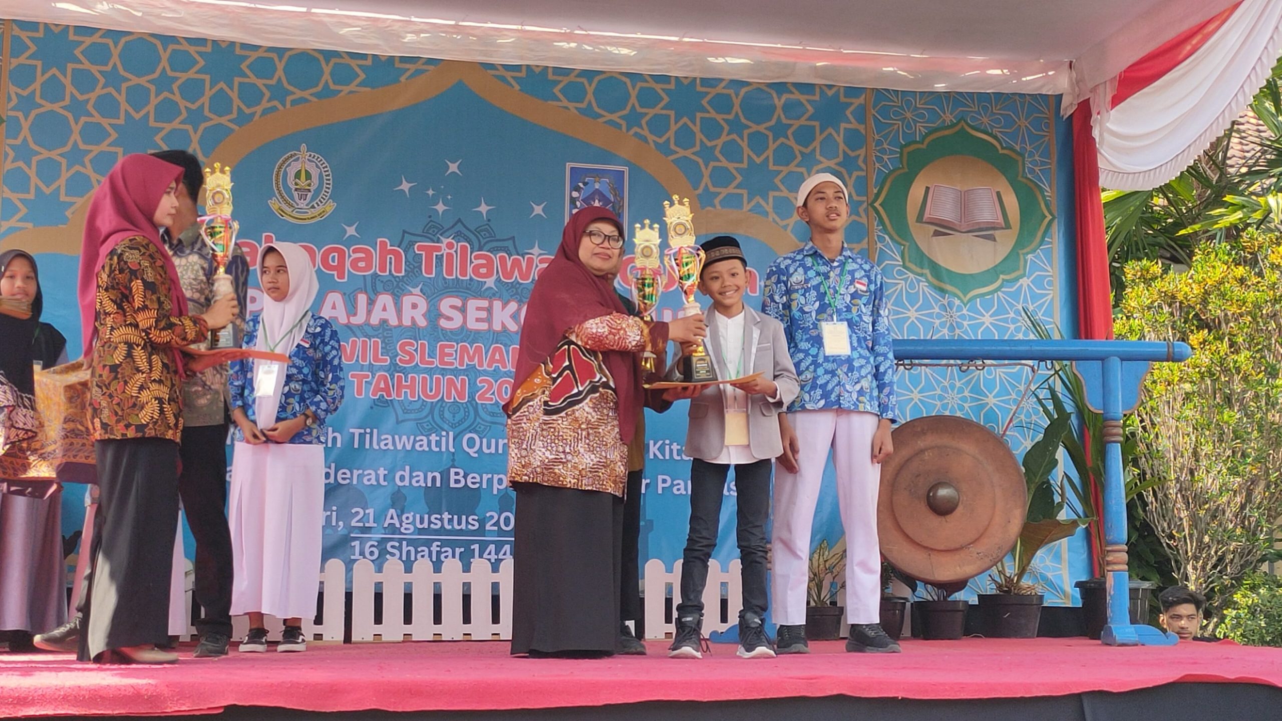 Juara 2 Lomba MTTQ Putra tingkat SMP Korwil Sleman Utara