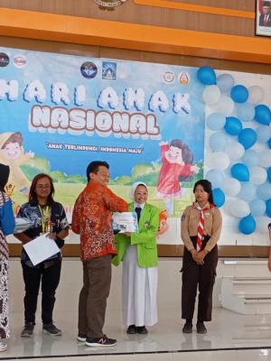 Juara 2 Lomba Membaca Puisi Tingkat Kapanewon dalam rangka memperingati Hari Anak Nasional